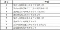 重慶市經(jīng)信委：8家水、風電企業(yè)準入重慶市電力市場交易