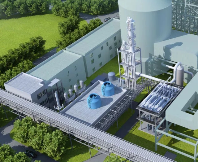 亞洲首個燃煤電廠碳捕集測試平臺項目開工了！