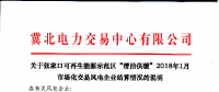 張家口2018年1月份參與清潔工暖電力用戶實(shí)際用電量為27919.418兆瓦時