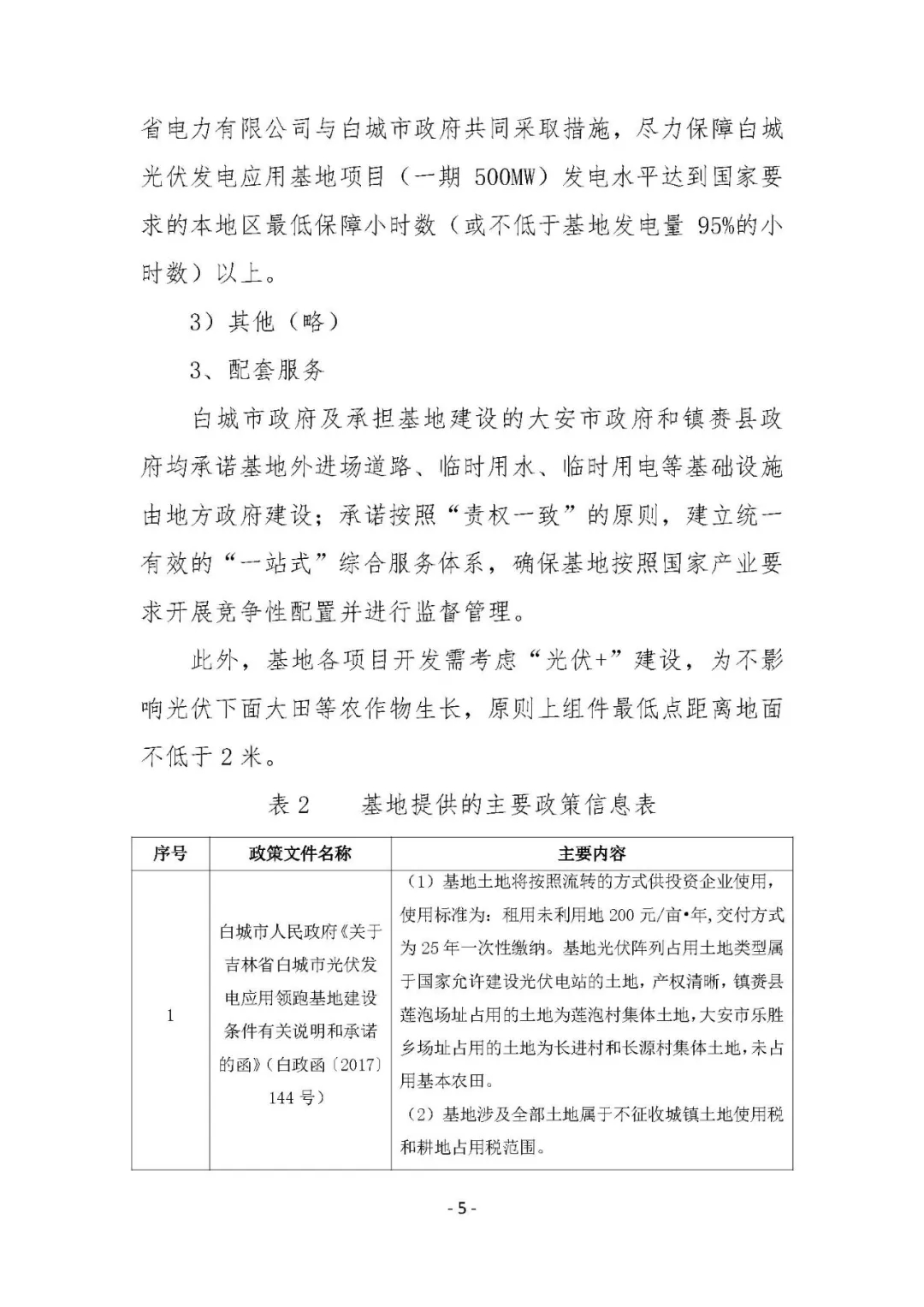 總計0.5GW 第三批首個光伏領(lǐng)跑者基地白城優(yōu)選方案公布
