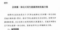 京津冀一體化可再生能源消納實施方案
