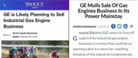 聚焦｜GE“可能計劃出售工業(yè)燃氣內燃機”的背后：工業(yè)大拿齊“瘦身”！