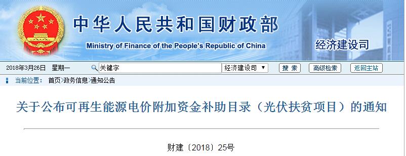 重磅：財(cái)政部戶用光伏扶貧電站名單來了！補(bǔ)貼優(yōu)先發(fā)放