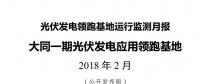大同一期光伏發(fā)電領(lǐng)跑基地運(yùn)行監(jiān)測月報(bào)發(fā)布 各大企業(yè)表現(xiàn)如何？