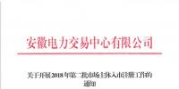 安徽開展2018年第二批市場(chǎng)主體入市注冊(cè)工作（附名單）