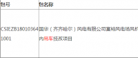 國(guó)華（齊齊哈爾）風(fēng)電有限公司富裕風(fēng)電場(chǎng)風(fēng)機(jī)機(jī)艙內(nèi)吊車技改項(xiàng)目中標(biāo)候選人公示