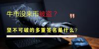 牛市還沒來幣就被盜了？堅不可破的多重簽名是什么