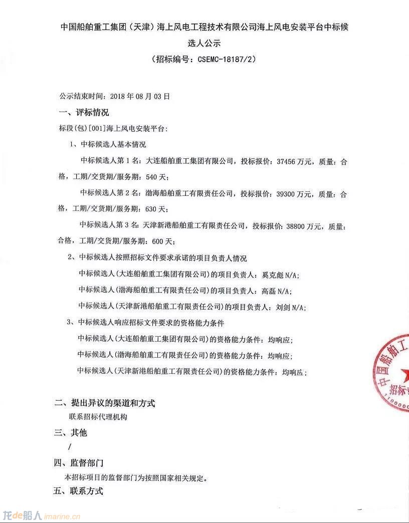 3.7億元！這家船廠將中標(biāo)海上風(fēng)電安裝平臺