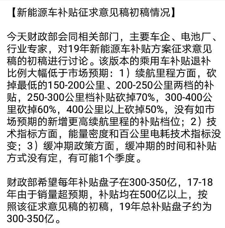 該信誰(shuí)？2019年新能源汽車補(bǔ)貼版本滿天飛 到底哪個(gè)靠譜？